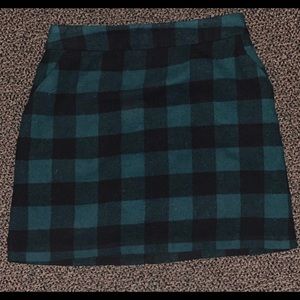 Plaid skirt